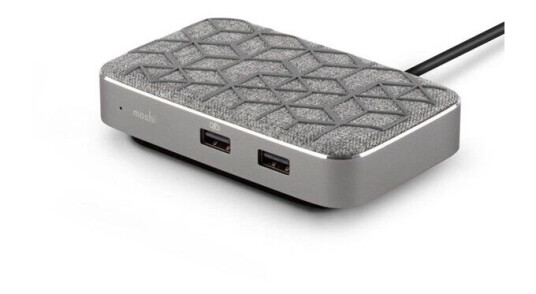 Moshi Symbus Q - USB-C Hub w. Qi Charging Moshi Symbus Q - USB-C Hub w. Qi Charging