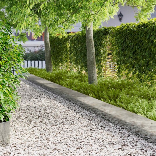 vidaXL Gjerdekant 10 stk. 103 x 30 cm Stål Sølv
