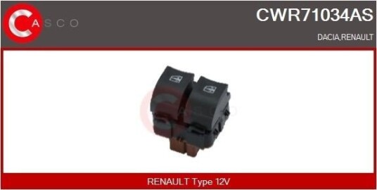 Bryter, vindusheis CASCO CWR71034AS