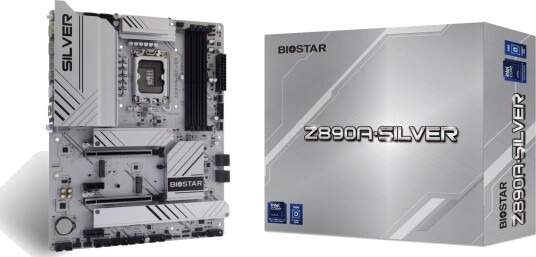 Biostar Z890A-Silver Hovedkort ATX DDR5 Intel Z890