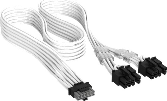 Corsair Cp-8920436, 12V-2X6, 2 X Pci-E(6+2 Pin), 0,65 M, Hankjønn, Hankjønn, Rett