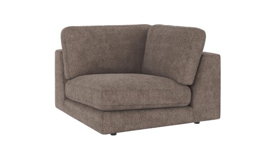 Rowico Home Duncan hjørnedel Mørk beige Greg 7 103 x 103 x 78 cm Beige