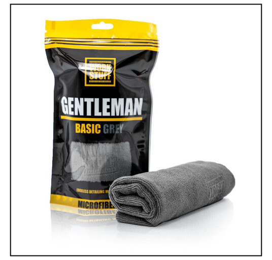 Work Stuff Gentleman Basic Grey Sømløs mikrofiberklut 350gsm 40x40cm Work Stuff Gentleman Basic Grey Sømløs mikrofiberklut 350gsm 40x40cm