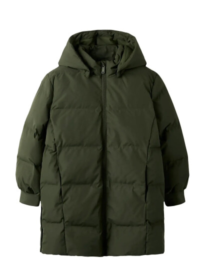 name it Nkfmusk Puffer Jacket Long Tb Khaki green 158 name it Nkfmusk Puffer Jacket Long Tb Khaki green 158