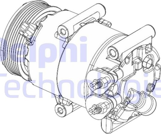 AC kompressor DELPHI CS20324