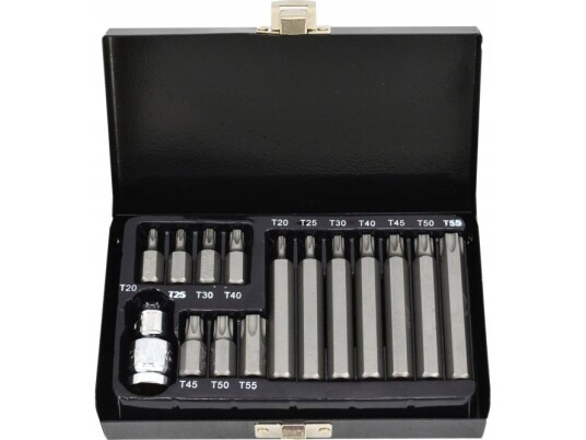Aw-Tools Awtools Awtools Torx Bits 15Stk Med Hul Bl Aw35117bl