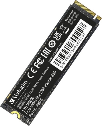 Verbatim Vi3000 SSD 2TB M.2 PCIe 3.0 NVMe