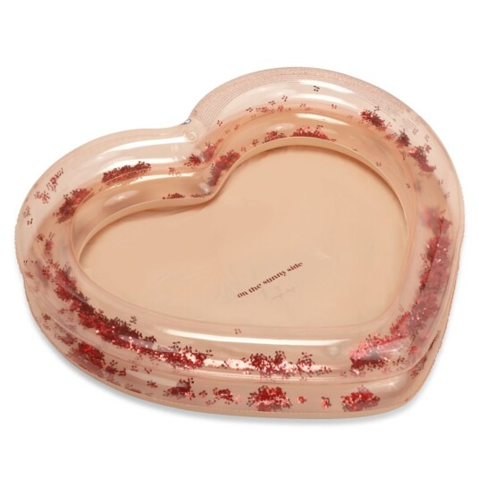 Basseng Konges Sløjd Hjerte Blush Transparent Basseng Konges Sløjd Hjerte Blush Transparent