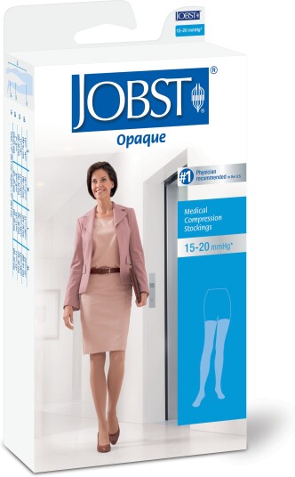 JOBST Opaque lårstrømpe, Klasse 1, small, natural, 1 par JOBST Opaque lårstrømpe, Klasse 1, small, natural, 1 par