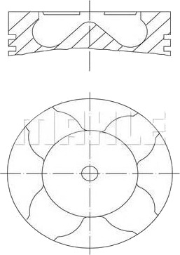 MAHLE 081 PI 00103 002 Stempel