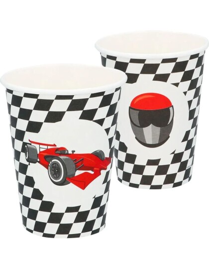 8 stk Papirkopper Racing 210 ml 8 stk Papirkopper Racing 210 ml