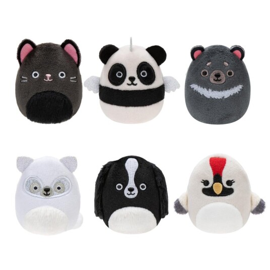 Squishville 6 pack S7 Black and White Squad