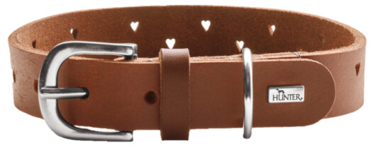 Hunter Aalborg Soul Cognac Hundehalsbånd XXS-XS, 21-25 cm