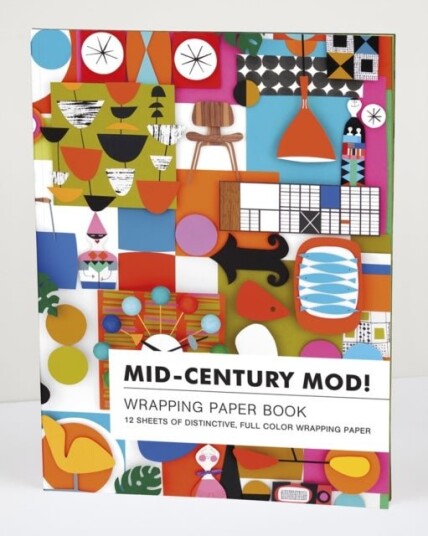 Mid Century Mod! Wrapping Paper Book