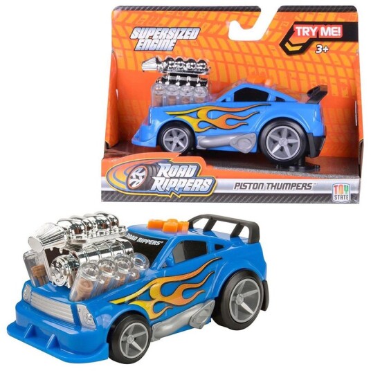 Road Rippers Mini Piston Thumper Muscle Car Blå Road Rippers Mini Piston Thumper Muscle Car Blå