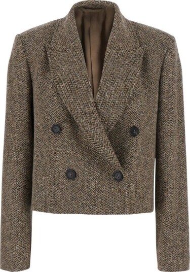Brunello Cucinelli Dame Jakker Brun S,