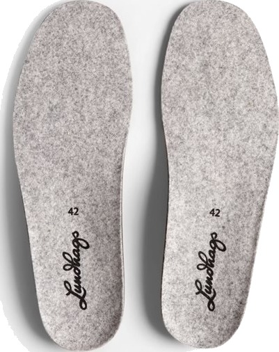 Lundhags Moen Wool Insole Grey 44 Lundhags Moen Wool Insole Grey 44
