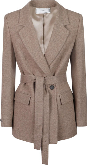 Peserico Dame Jakker Beige M,