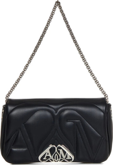 Alexander McQueen Dame Vesker Svart ONE SIZE, Alexander McQueen Dame Vesker Svart ONE SIZE,