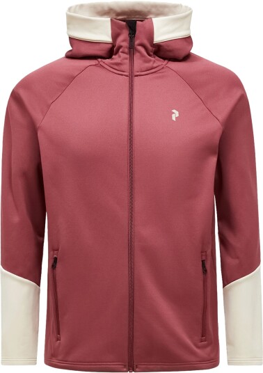 Peak Performance Men"s Rider Essentials Zip Hood Wild Rouge XL