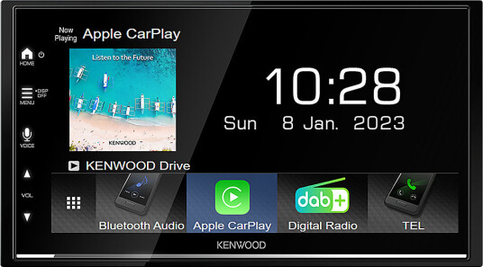 Kenwood DMX7722DABS Trådløs Carplay & Android Auto, DAB+, BT Kenwood DMX7722DABS Trådløs Carplay & Android Auto, DAB+, BT