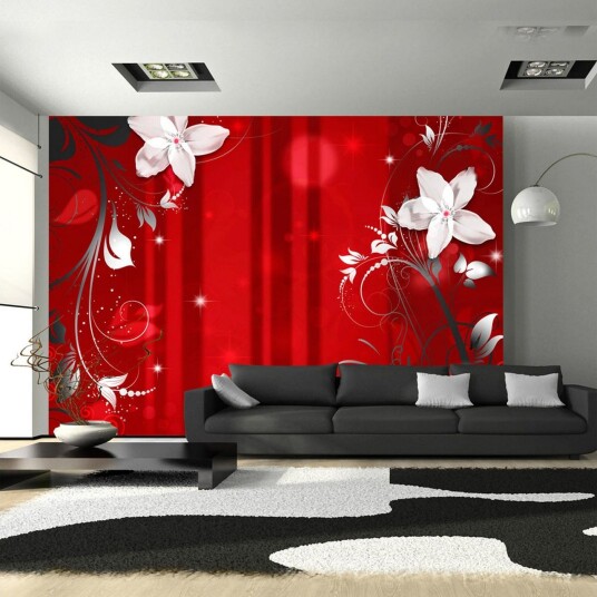 Fototapet Flowering Scarlet 400x280 - Artgeist sp. z o. o.