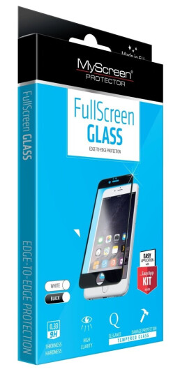 Ms Diamond Glass Edge 3D Sam G955 S8 Plus Svart / Svart Herdet Glass