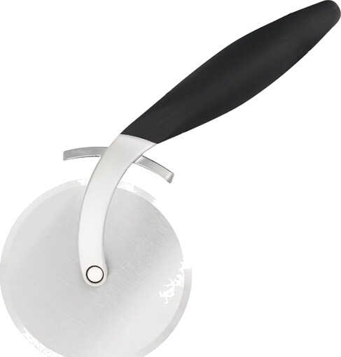 Microplane   Professional pizzahjul med deigprikker svart