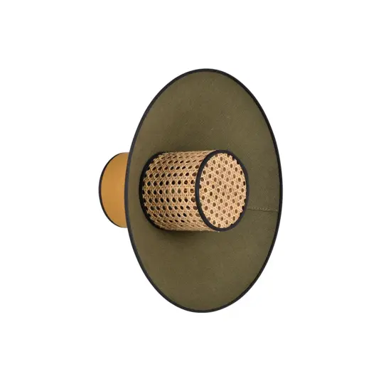 MARKET SET Singapour vegglampe khaki/curry