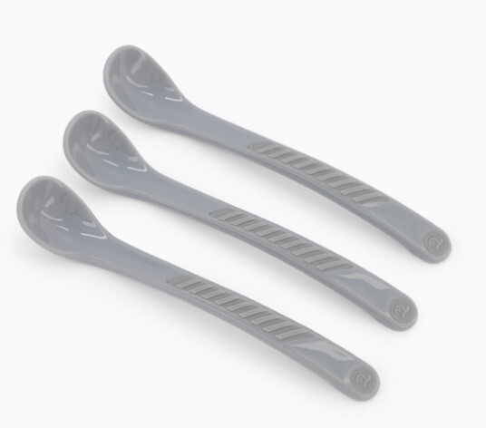 Twistshake Feeding Spoon Set 6+m Pastel Grey 3-pack