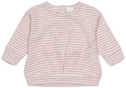 Luca &  Lola Rosella Genser Baby Pink Stripes 86