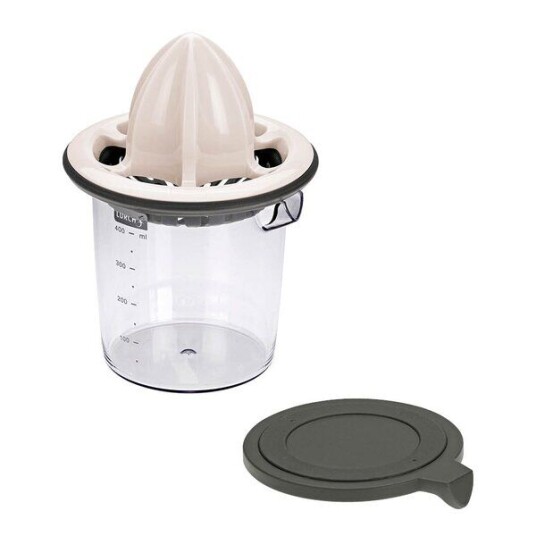 Lurch   Sitruspresse m/beholder 400 ml hvit/grå/klar