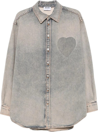Moschino Herre Skjorter Grå S, Moschino Herre Skjorter Grå S,