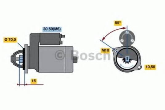 Starter BOSCH 0 986 018 630