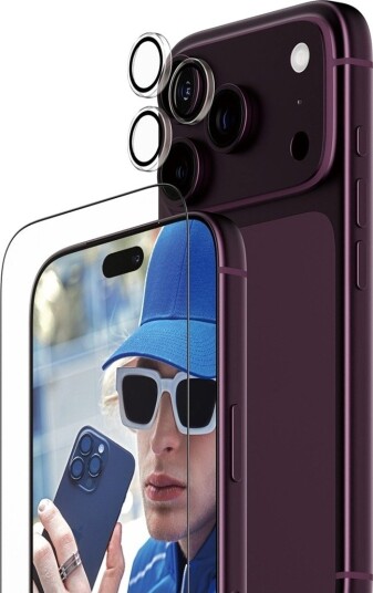 PanzerGlass iPhone 18 Pro 2-i-1 Essentials-pakke Gjennomsiktig