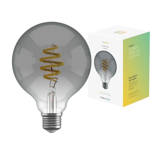 Hombli Smart Bulb G95 CCT Filament E27 Smokey Hombli Smart Bulb G95 CCT Filament E27 Smokey
