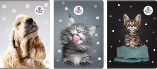 Beniamin Skrivebok A4/60K Glatt “The Sweet Pets” 5 Stk.