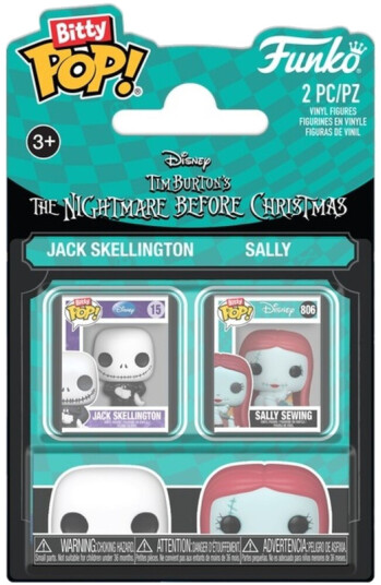 Funko Bitty POP!: The Nightmare Before Christmas 2Pack Jack & Sally