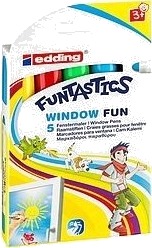 Edding Funtastic Window Fun - 5 Vinduspenner