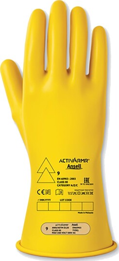 Ansell ActivArmr RIG0011Y Hanske lavspenning 8, Klær