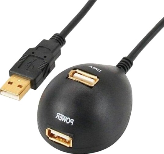 Inline 34652 2 M Usb A 2 X Usb A Hankjønn/Hunkjønn 0,48 Gbit/S Sort