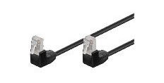 Microconnect Nettverkskabel Rj-45 Hann Til Rj-45 Hann 3 M Utp Cat 5E 90°-Kontakt Svart Microconnect Nettverkskabel Rj-45 Hann Til Rj-45 Hann 3 M Utp Cat 5E 90°-Kontakt Svart