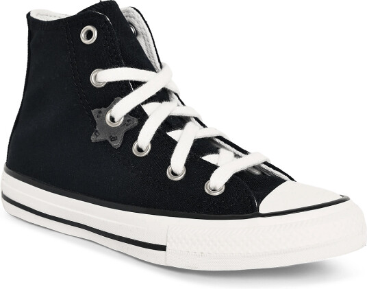 Converse Ctas Hi Black/White/Black Black 31