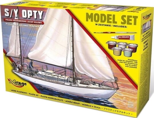 Mirage S/Y Opty Modellskip Byggesett 1:50