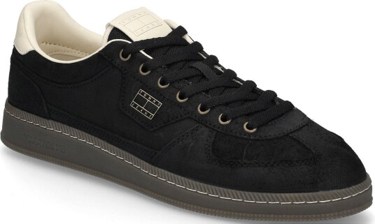 Tommy Hilfiger Tommy Jeans Suede Court BLACK 46 Tommy Hilfiger Tommy Jeans Suede Court BLACK 46