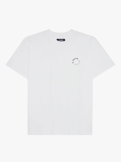 7 DAYS Active Organic Regular Tee Hvit L