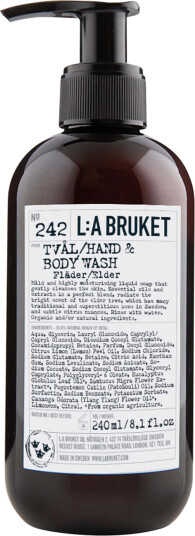 L:a Bruket 242 Hand & Body Wash Elder 240 ml