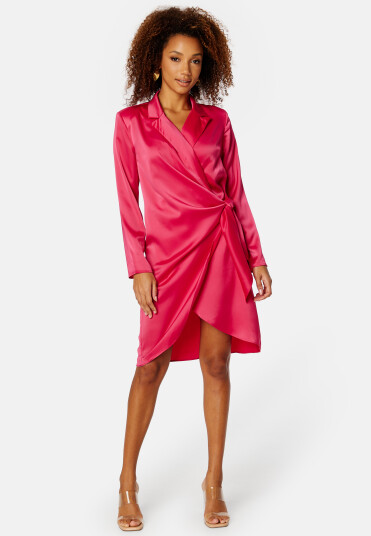 VERO MODA Victoria Short Blazer Dress Bright Rose XS