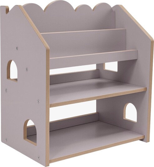 MeowBaby Wooden Bokhylle Grå MeowBaby Wooden Bokhylle Grå
