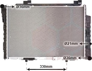 VAN WEZEL 30002234 Radiator motorkjøling VAN WEZEL 30002234 Radiator motorkjøling